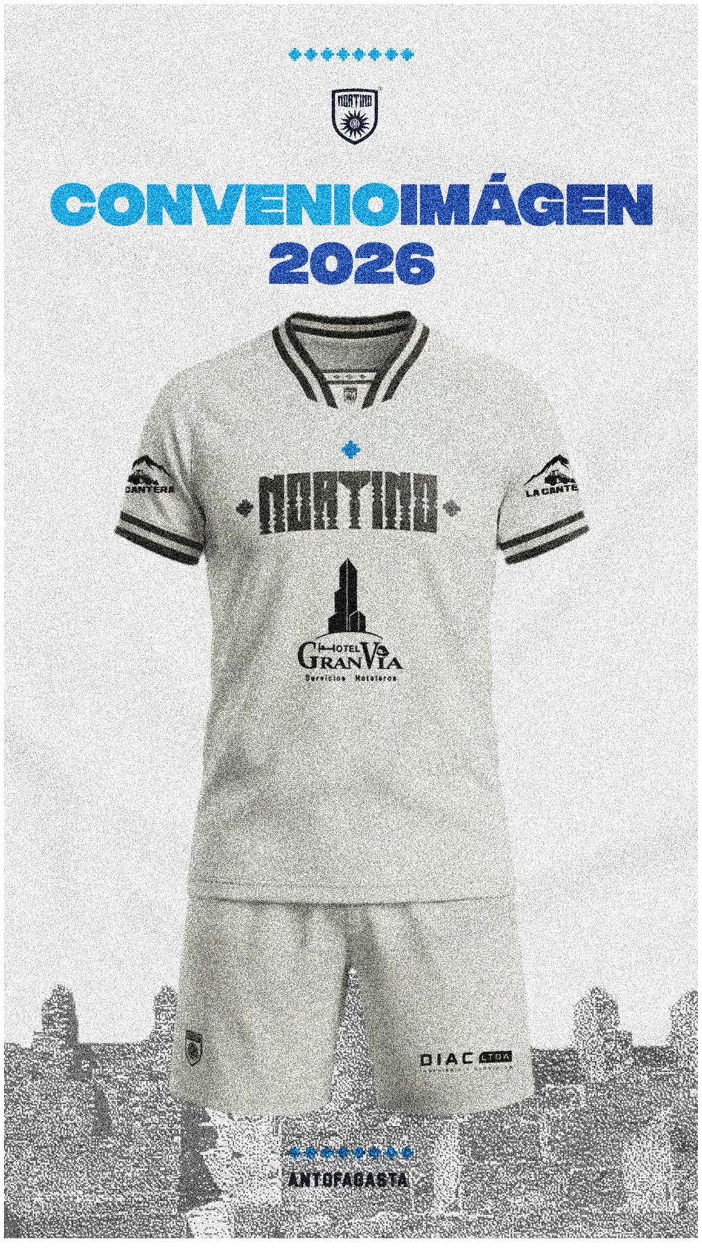 Nortino presenta su nueva camiseta oficial junto a Macrofer como auspiciador principal