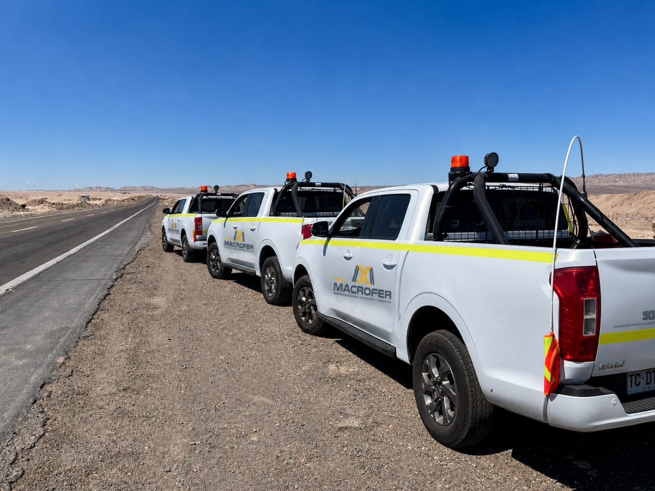 Vista de trabajo y coordinación de Macrofer en Antofagasta